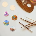thumbnail image 2 of 50pcs Round Wooden Labels for DIY Crafts and Home Decor (2cm), 2 of 4