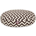 thumbnail image 2 of Majestic Pet Chevron Round Dog Bed Treated Polyester Removable Cover Chocolate Medium 36 x 36 x 5, 2 of 6