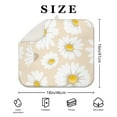 thumbnail image 5 of Microfibre Drying Mat for Kitchen Daisy Flower Watercolor Dish Drying Drainer Mat Absorbent Drying Mat Washing Up for Glass, Plate & Cup 16inch X 18inch, 5 of 7