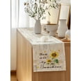 thumbnail image 5 of Table Runner 90 Inches Long for Kitchen Dining, Sunflower Dresser Scarf Farmhouse, Dining Table Decorations for Wedding/Parties, Vintage Botanical 13 x 90 In, 5 of 8