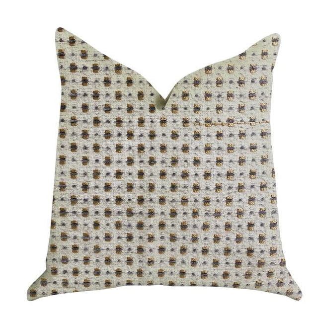 Plutus PBRA1332-2424-DP Point de Paradis à Motifs Coussin de Luxe & 44; 24 x 24 Po.