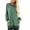GREEN, variant on Haute Edition Women's Heather Contrast Slouchy Cozy Pocket Sweatshirt Tunic