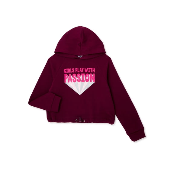 Athletic Works Girls 4-18 Graphic Passion Hoodie