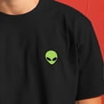 thumbnail image 5 of Dalix Alien Heavy Cotton Short Sleeve Summer Tee Mens in Black S Small, 5 of 5