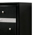 thumbnail image 2 of Dresser with Silver Trim Accent and 2 Jewelry Drawer, Black, 2 of 5