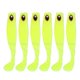 thumbnail image 2 of Señuelos artificiales de cebo suave de PVC, 6 uds., 4 pulgadas, 0,2 oz, cola de Jigging, Wobblers, accesorios de pesca, amarillo fluoresceína YUNYI BRAND Deportes, 2 of 8