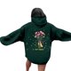 thumbnail image 1 of Sudadera con capucha Gotyou Lux de gran tamaño para mujer 2024 Manga larga con cordón verde oscuro XXL, 1 of 3