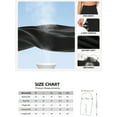 thumbnail image 2 of 4-pack Black Solid Women's Yoga Shorts, Comfortable and Breathable, Sporty and Simple, Summer Sports Fitness Shorts, 2 of 14