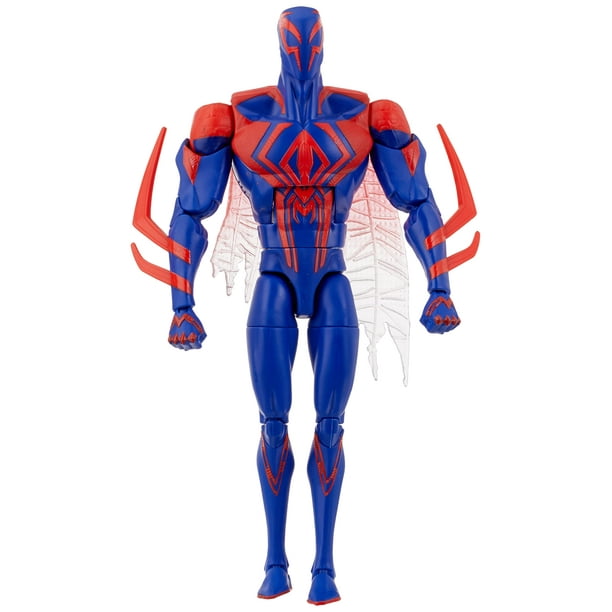 Marvel Legends Series Spider-Man: A través del Spider-Verse Spider-Man 2099 Figura de acción de juguete de 6 pulgadas, 2 accesorios
