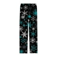 thumbnail image 4 of Yuncity Christmas Pajama Pants Men Xmas Casual Print Pants With Drawstring Holiday Comfort Relaxation Homewear Bottoms Gold Xl, 4 of 4
