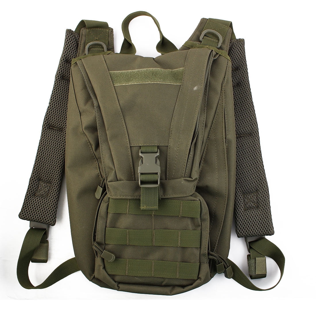 Mountain Biking Cycling Hiking Hydration Bladder Backpack Pack Army Green by Unique-Bargains