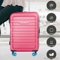 thumbnail image 2 of MEETSWEET Silicone Luggage Wheel Sleeves 9 pieces Blue, 2 of 7