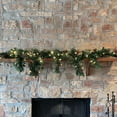 thumbnail image 4 of Haute Decor 6 Foot Christmas Pre-lit Mantel Swag with Timer, 4 of 5