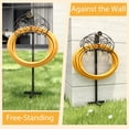thumbnail image 4 of Gymax Garden Hose Holder Freestanding Water Hose Stand Detachable Metal Hose Holder, 4 of 9