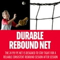 thumbnail image 2 of Franklin Sports Baseball Rebounder Net - 3-Way Baseball + Softball Pitchback Net + Fielding Trainer - Bounce Back Net for Fielding + Throwing Practice, 2 of 7