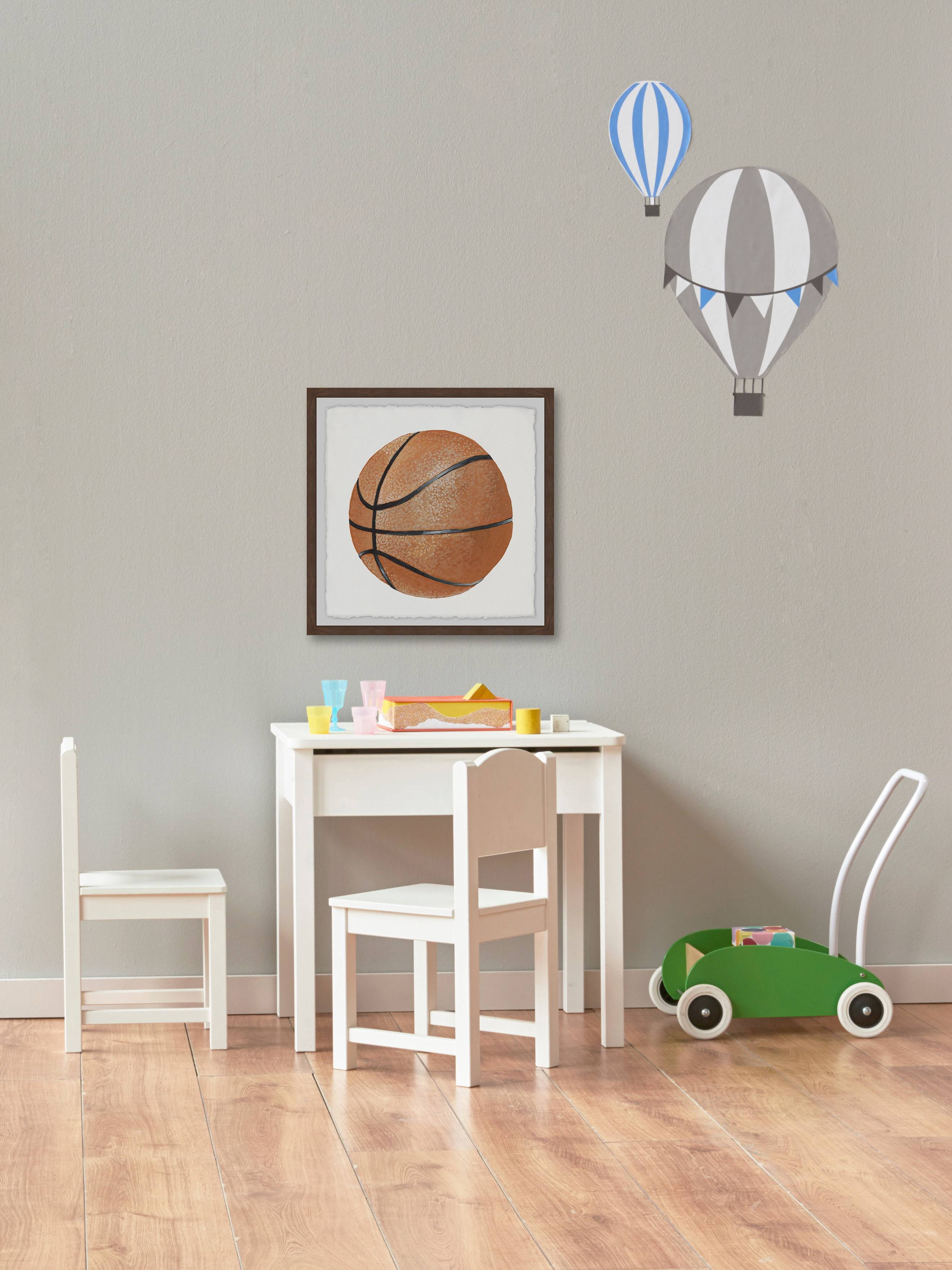 Marmont Hill Let's Play Basketball Framed Wall Art