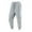 #Gray, variant on DPTALR Men's Solid Color Drawstring Elastic Waist Straight Leg Pants, Black Big and Tall Men L