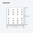 thumbnail image 4 of shiyou-Tattoo Tech, 2 Sheets Medium Semi Permanent Tattoo, Temporary Tattoos, Last 1-2 Weeks, Waterproof, Realistic Look, No Adhesive, No Reflection (Minimalist Lines), 4 of 4
