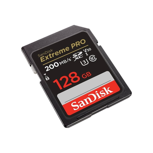 SanDisk Extreme Pro - Flash memory card - 128 GB - Video Class V30