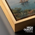 thumbnail image 6 of Framed Canvas Wall Art Vintage European Landscape Print for Living Room Decoration - 24"x36" NATURAL, 6 of 8