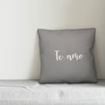 thumbnail image 2 of Creative Products Te Amo 16x16 Spun Poly Pillow, 2 of 2