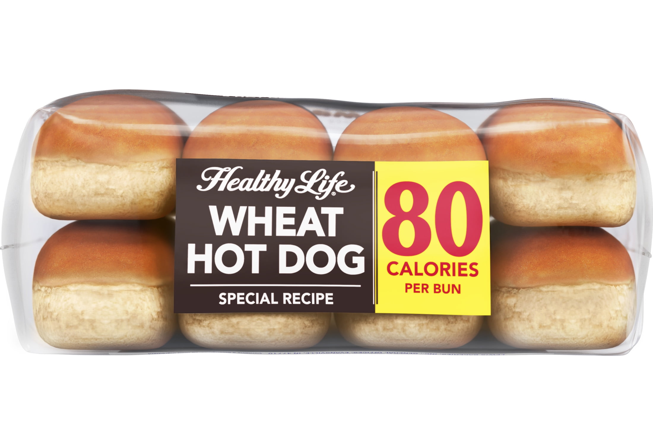 Lewis Bake Shop Healthy Life Wheat Hot Dog Buns, 12 oz, 8 Count