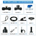 50Ft Outdoor Misting Cooling System,Misters for Garden Lawn Greenhouse