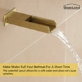 thumbnail image 5 of Boyel Living 10 Inch Ceiling Mount Rain Shower System Shower Combo Handheld Shower Brushed Gold, 5 of 7