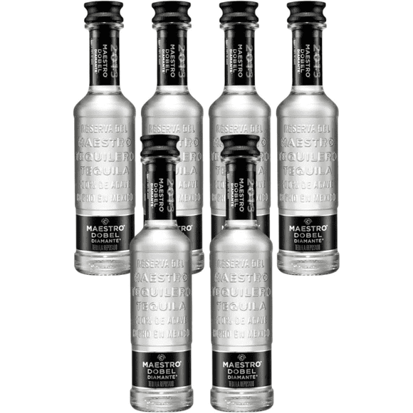 Pack de 6 Tequila Maestro Dobel Diamante 200ml