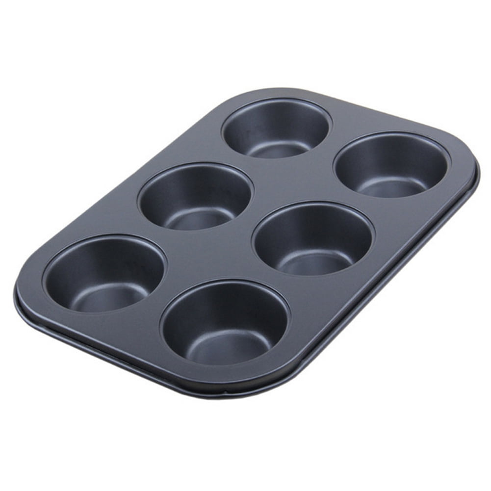 6 Cup Silicone Mold Pan Non-Stick Tray Muffin Cupcake Dessert Pastry Bake Mould 
