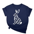 thumbnail image 1 of Tops de Cuello Alto para las Mujeres Amante Impreso Camiseta Cuello Redondo Manga Corta, Poliéster Spandex, 1 of 7