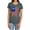 Charcoal, variant on Superman Old Glory Shield Women's T Shirt, Navy, X-Large