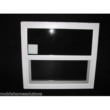 Mobile Home Window 30x27  Insulated Vinyl Thermopane Lower Tilt Sash Screen inc