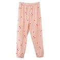 thumbnail image 2 of JIAYUE Pants For Boys Girls Cherries Snug Warmth Straight-Leg Joggers Mid Waisted For Kids Cool Weather Trousers, 2 of 3