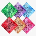 thumbnail image 2 of 6-12 Classic Double Sided Tie Dye Paisley Print Bandana 100% COTTON Handkerchief Head Wrap (Assorted Colors) (6 Pack), 2 of 3