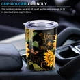 thumbnail image 6 of 20oz Sunflower Tumbler Insulated Stainless Steel Travel Mug with Straw and Lid, Double Wall Water Bottle, Ideal for Ice Coffee, Hot Beverages, 6 of 6