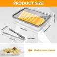 thumbnail image 2 of PIAOPIAONIU 2 Pack 1000ml Bacon Cheese Container for Refrigerator Stainless Steel for Fridge Food Airtight Deli Meat Storage Containers with Lids for Kitchen, 2 of 7