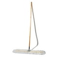 thumbnail image 2 of Tidy Tools Industrial Dust Mop for Floor Cleaning, Floor Mop Wood Handle, 36 Inch Cotton Head, White, 2 of 8