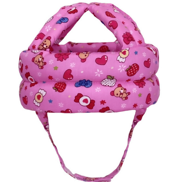 Adjustable Protective Cap Child Safety Headguard Hat for Running Walking Crawling Safety Helmet for Kid,Pink Candy