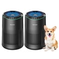 thumbnail image 1 of Air Purifiers for Bedroom Home with Sleep Mode for Smoke Pet Dander Odors, Small Air Purifier with Fragrance Sponge, Blue Ambient, 1 of 8
