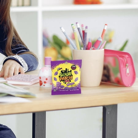 SOUR PATCH KIDS GRAPE SOFT & CHEWY CANDY, 3.58 OZ