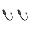 thumbnail image 1 of 2X Conector de Concentrador USB de 9 Pines Divisor USB 1 A 3 USB2.0 Cable de Placa de Cabecera de 9 Pines para Refrigeración por Agua, 1 of 5