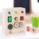 thumbnail image 1 of Tablero Ocupado Montessori Interruptor De Manija Busy Light Montessori Toys No Toxic Diseño Creativo Para Niños Niñas Ndcxsfigh libre de BPA, 1 of 3