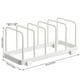 thumbnail image 3 of Advancent Estante de secado de platos, estante de almacenamiento práctico de escritorio de estilo Simple para el hogar, estante de vajilla para el hogar, Organizadores de utensilios de cocina Bianco Advancent HA059466-01, 3 of 6