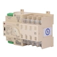 thumbnail image 2 of Interrupteur de Transfert Automatique à Double Alimentation, Simple 63A 220V Ignifuge PP 4P Module de Commutateur de Transfert Automatique pour la Maison, 2 of 8