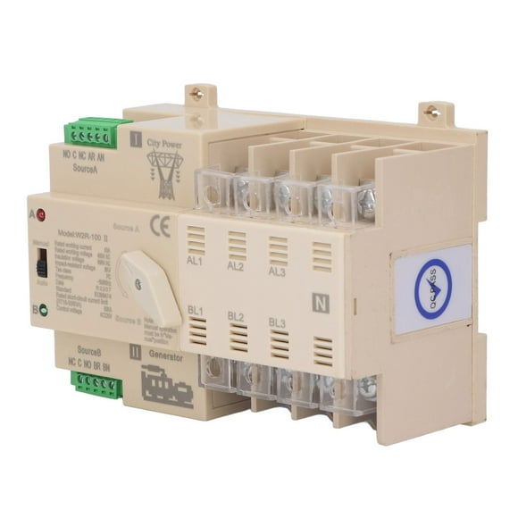 Dual Power Automatic Transfer Switch,4P Dual Power Automatic Home Switch Module Transfer Switch Module Best in Class