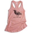 thumbnail image 1 of Bird Is The Word Tank Top, Ladies Racerback Tank Top, Bird Tank, Animal Tank, Animal Lover Tank, Desert Pink, Small, 1 of 3