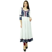 Phagun Cotton Solid Designer Kurta Ethnic Top Tunic Dress Kurti