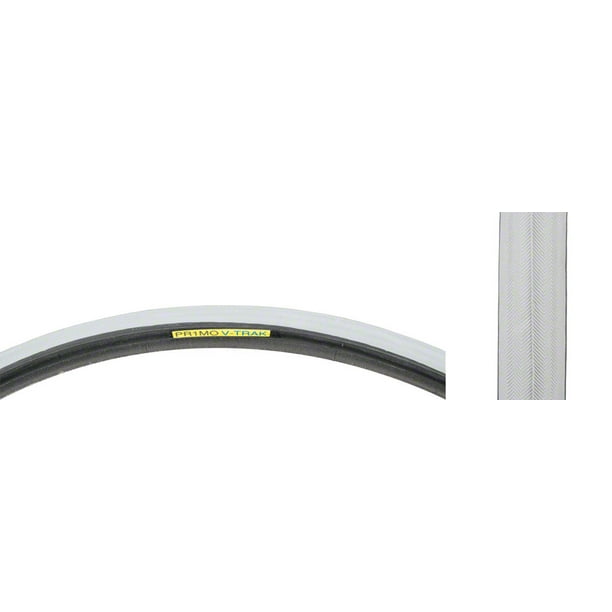 Primo Wheelchair Tire 24 x 1, Clincher, Wire, Gray, Smooth Tread