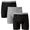 Assorted Black; Grey, variant on Hanes Men's Black/Grey Boxer Briefs, 3 Pack